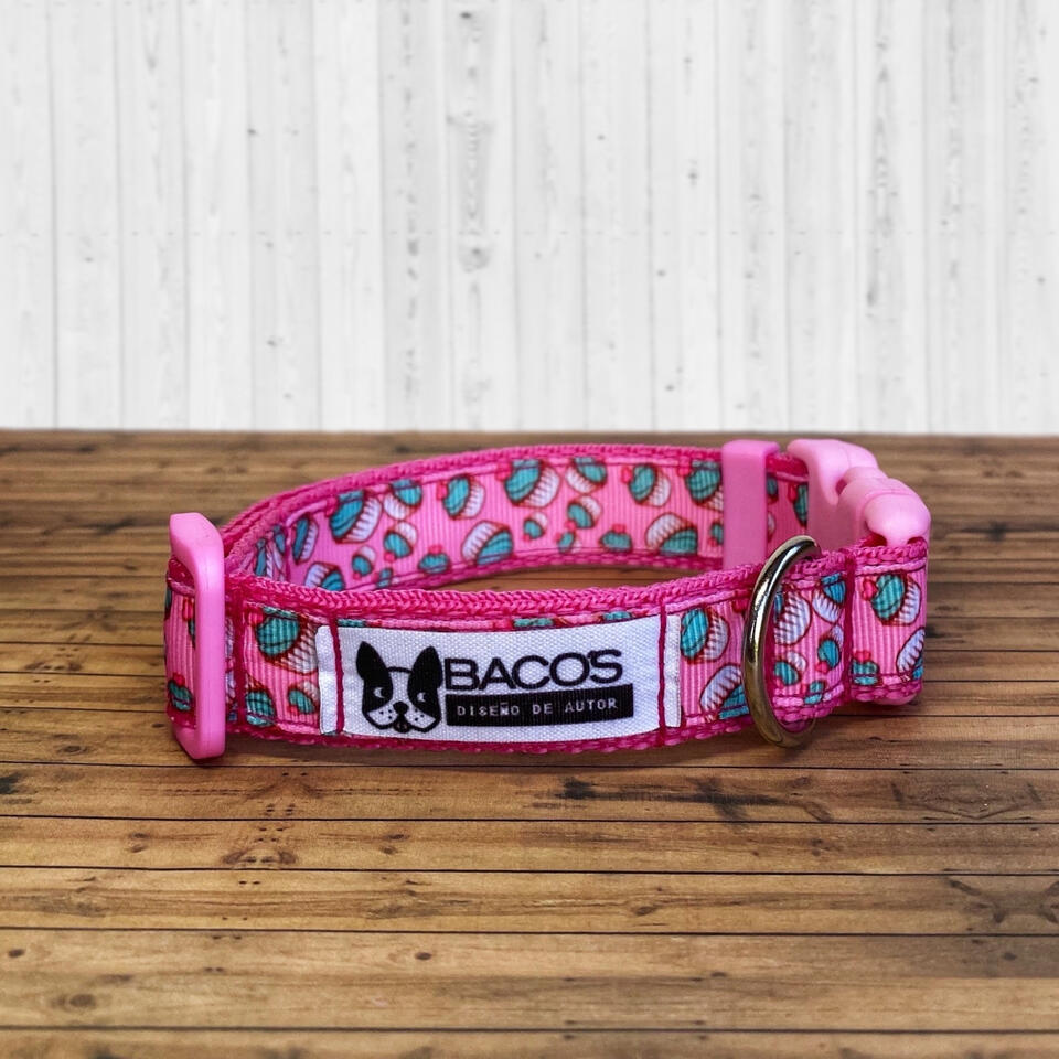 Cupcakes. Collar 2 cms de ancho.